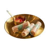 Shredded Pork Skin Salad Rolls